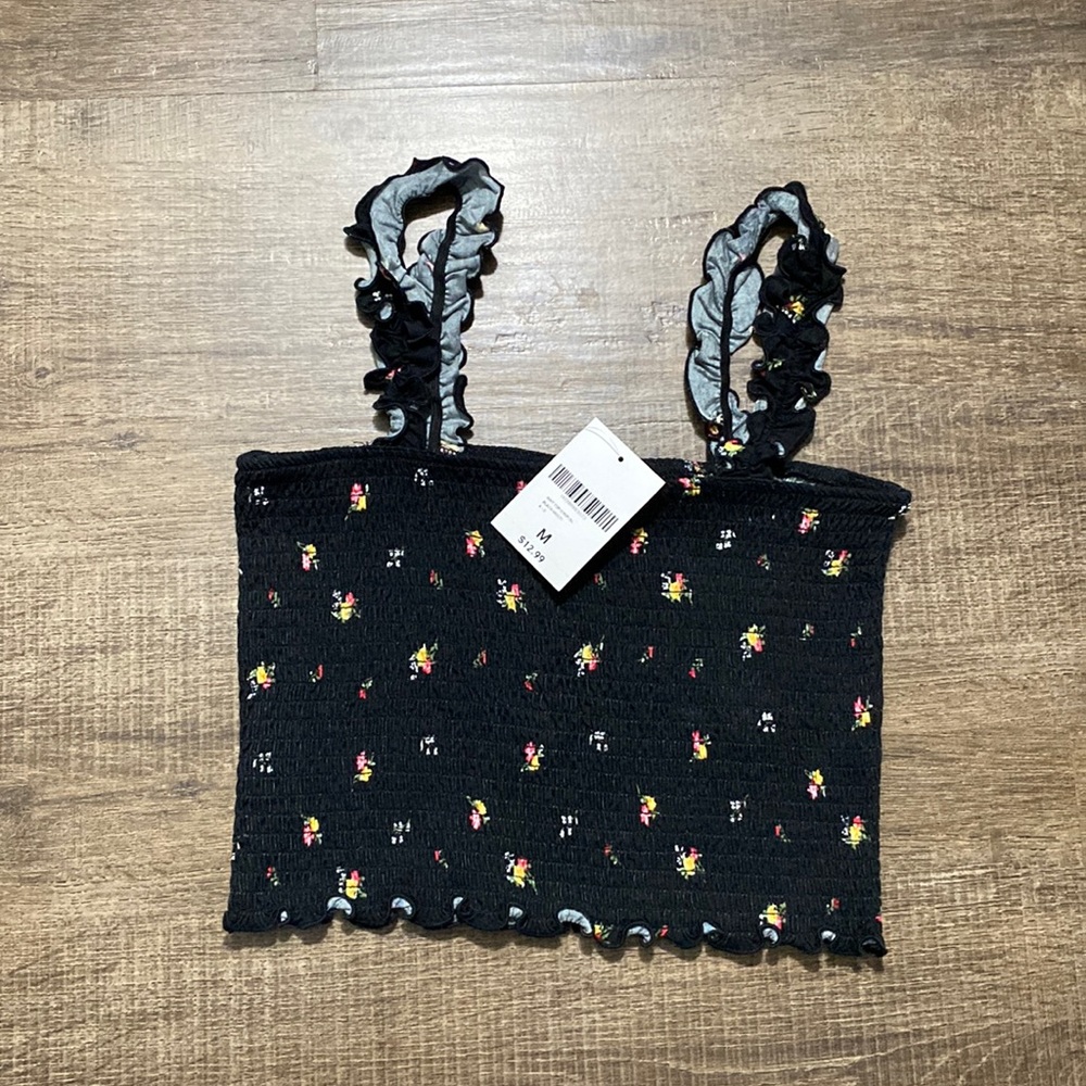 Floral Cropped Tank